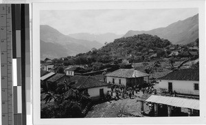 View of daily market in Jacaltenango, Guatemala, ca. 1946