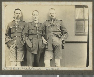 RAMC Officers on the SS Durham Castle, Atlantic Ocean, 19 May - 25 June 1917