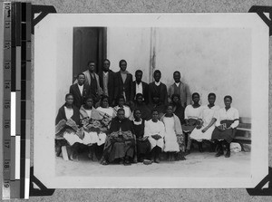 Class of confirmands in Zincuka, South Africa East