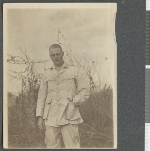 Lt. A C Irvine, Tanzania, ca.1917