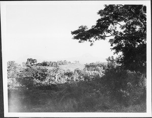 Landscape with church building, Mamba, Tanzania, ca.1927-1938