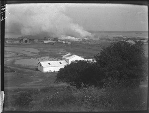 Fodder fire, Maputo, Mozambique, ca. 1901-1902