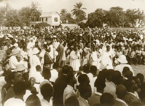 Christian procession, in Cameroon