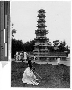 Marble pagoda, Korea, ca. 1920-1940