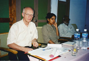 Tiruvannamalai, Tamil Nadu, South India. Council of Partners ALC/Danmission, March 2002. From l