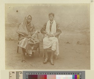 Wedding portrait, Puruliya, West Bengal, ca.1900