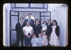 Group inside the Church of Christ, Mexico