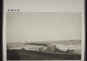 Breakwater near Accra