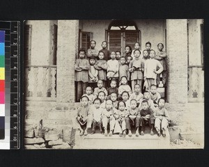 A group of school boys, Quanzhou, 1905