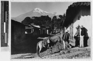 Village scene near Mt. Orizaba, Mexico, ca. 1946