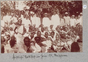 Christian folk festival in Sain(?), East-Madschame, Tanzania, ca.1911-1913