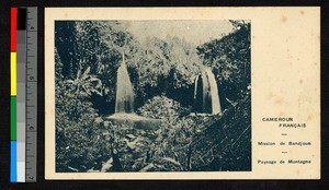 Mountain waterfall, Cameroon, ca.1920-1940