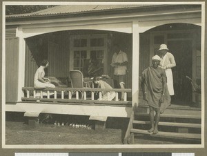 Mail delivery, Chogoria, Kenya, ca.1934