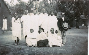 The 'commandors', in the leper-house of Manankavaly, in Madagascar