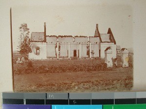 The old hospital in Antsirabe which burned down , Antsirabe, Madagascar, 1896