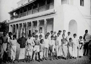 Boys from school home in Saron, Tiruvannamalai. ca.1900?