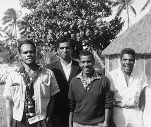 Synod of the Evangelical Church of New Caledonia in Lifou : young delegates