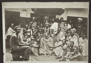 King 'Saquite' and his court in Odumase