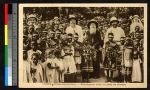 Missionaries with children, Democratic Republic of the Congo, ca.1920-1940