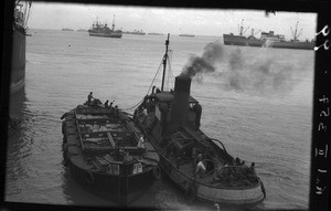 Towboat in Beira harbour, Mozambique, ca. 1940-1950