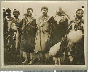 Embu chiefs, Embu, Kenya, August 1925