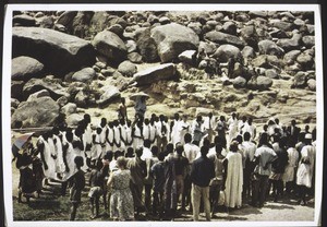 Christening celebration in the Mandara Mountains near Gawa in Nord-Nigeria