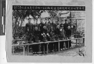 First graduating class from catechist school at Gaozhou, China, 1929