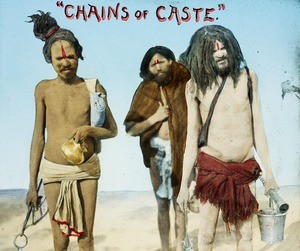 Chains of caste, India, ca. 1930