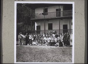 Girls' primary and secondary school in Tschonglok. At the moment the school has a European teacher, Miss Schäf. Here girls are trained for their future calling as wives of our teachers and pastors