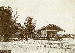 Mission house in Cap Lopez, Gabon