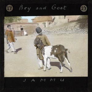 Boy and Goat, Jammu City, Jammu, ca.1875-ca.1940