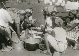 Camp for guides, in Cameroon