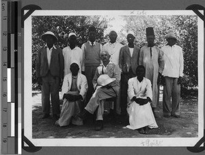 Brother Seibt and evangelists, Unyamwezi, Tanzania