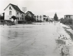 Flooded road, in Madagascar