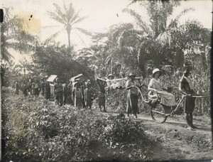 Missionary caravan, in Cameroon