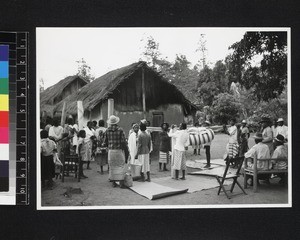 Traditional wedding celebration, Ambohibary, Antananarivo, Madagascar, 1957