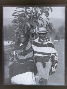 Malagasy married couple, Ihosy, Madagascar, ca.1893