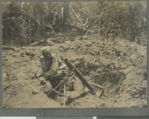 Stokes mortar, Cabo Delgado, Mozambique, 1918