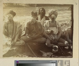 Fakirs, Hugli-Chuchura, India, ca.1918