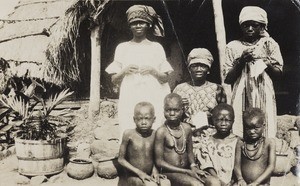 The first Idoma sewing class, Nigeria, ca. 1925