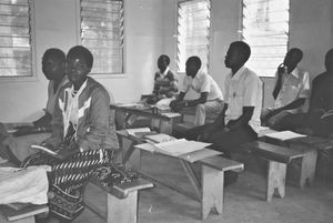 Karagwe Diocese, Tanzania. Nkwenda Bible School, started in 1982. The three year Evangelist Edu