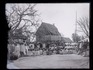 The first visitation in Ihosy, supervisor Christian Borchgrevink, Ihosy, Madagascar, 1893