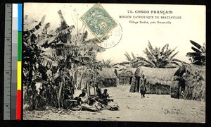 Batéké village, Congo, ca.1920-1940