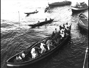 Landing boat and canoe