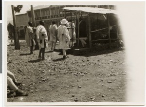 Judge's shelter in front of the post office, Addis Abeba, Ethiopia