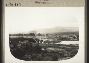 Lake and Temple in Karkala (1927)