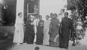 Tirukoilur, Arcot, South India. Dayastalam's seven Women Evangelists. The DMS Missionaries: Eln