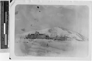 Trappist monastery in winter, Hakodate, Japan, ca. 1920-1940