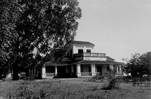 Hoved-Missionsstationen i Rayagada, Øst-Jeypore, Indien. (Anvendt i: Dansk Missionsblad nr 8/1947)