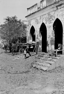 East Jeypore, Orissa, India. From the Gunupur Boys Hostel: Mud from the flood disaster in Septe